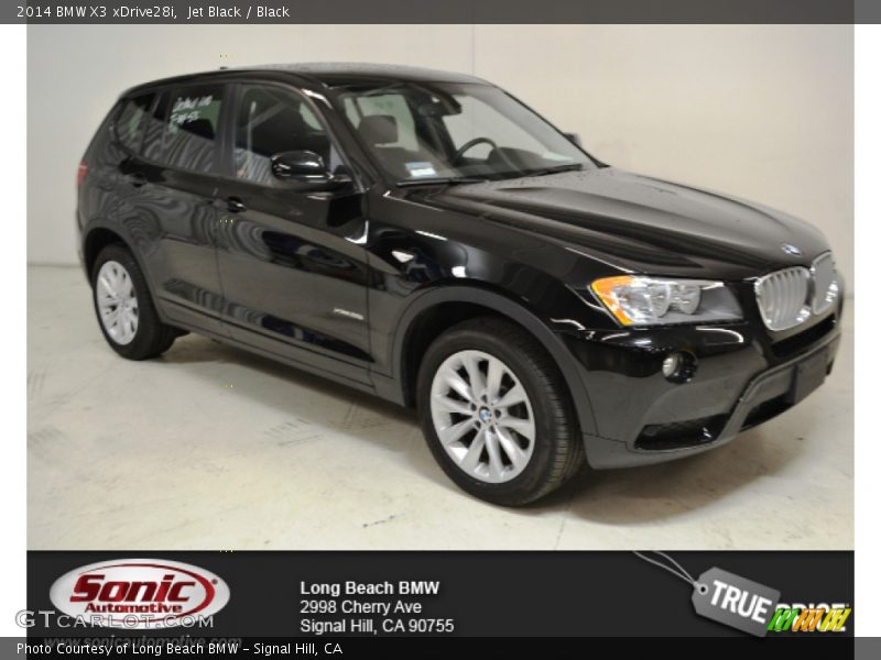 Jet Black / Black 2014 BMW X3 xDrive28i
