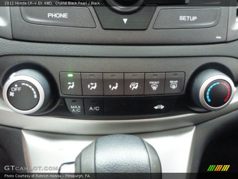 Crystal Black Pearl / Black 2012 Honda CR-V EX 4WD