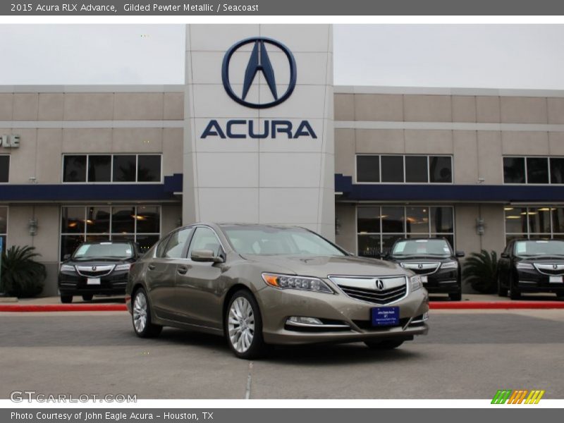 Gilded Pewter Metallic / Seacoast 2015 Acura RLX Advance