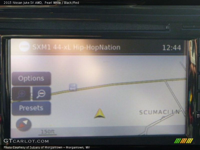 Pearl White / Black/Red 2015 Nissan Juke SV AWD
