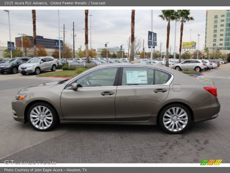 Gilded Pewter Metallic / Seacoast 2015 Acura RLX Advance
