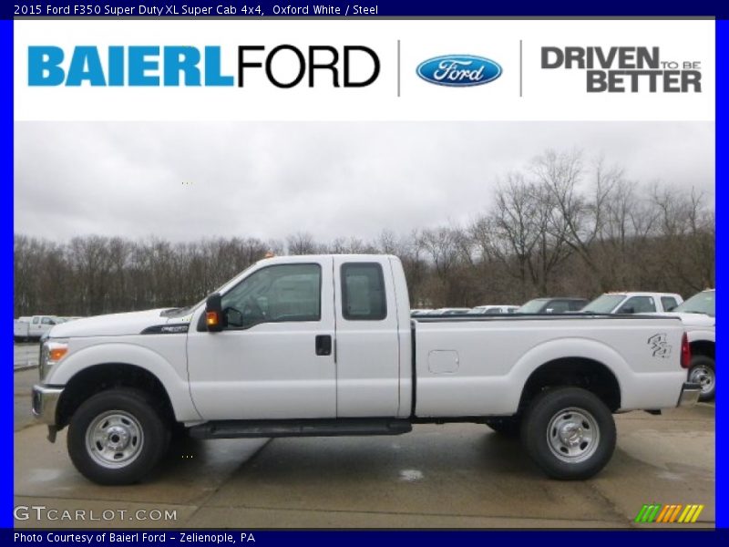 Oxford White / Steel 2015 Ford F350 Super Duty XL Super Cab 4x4