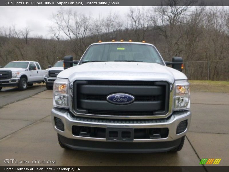 Oxford White / Steel 2015 Ford F350 Super Duty XL Super Cab 4x4
