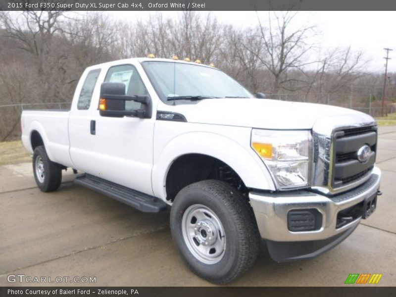Oxford White / Steel 2015 Ford F350 Super Duty XL Super Cab 4x4