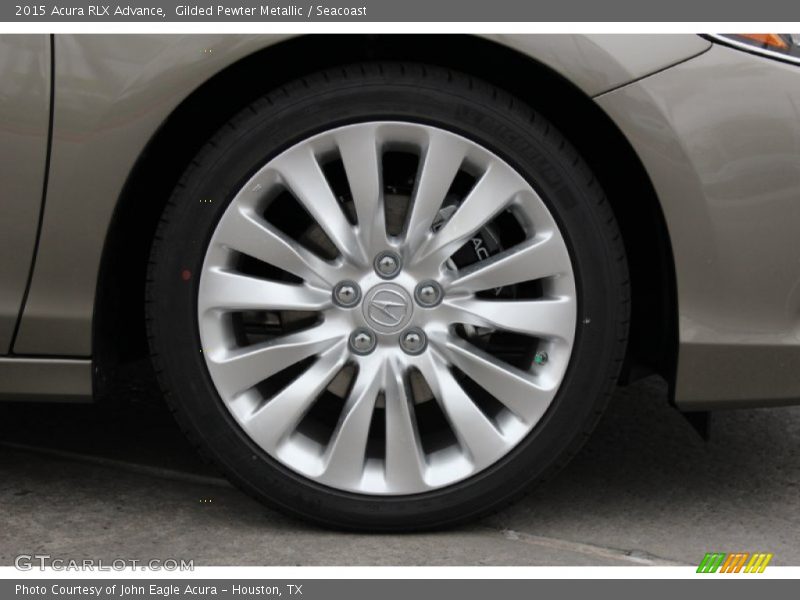Gilded Pewter Metallic / Seacoast 2015 Acura RLX Advance
