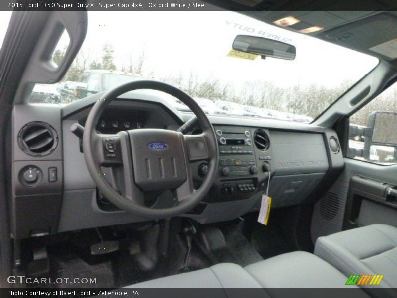 Oxford White / Steel 2015 Ford F350 Super Duty XL Super Cab 4x4