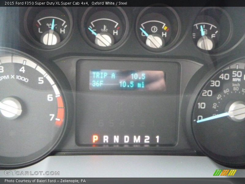 Oxford White / Steel 2015 Ford F350 Super Duty XL Super Cab 4x4