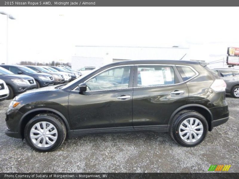 Midnight Jade / Almond 2015 Nissan Rogue S AWD