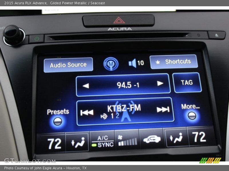 Gilded Pewter Metallic / Seacoast 2015 Acura RLX Advance