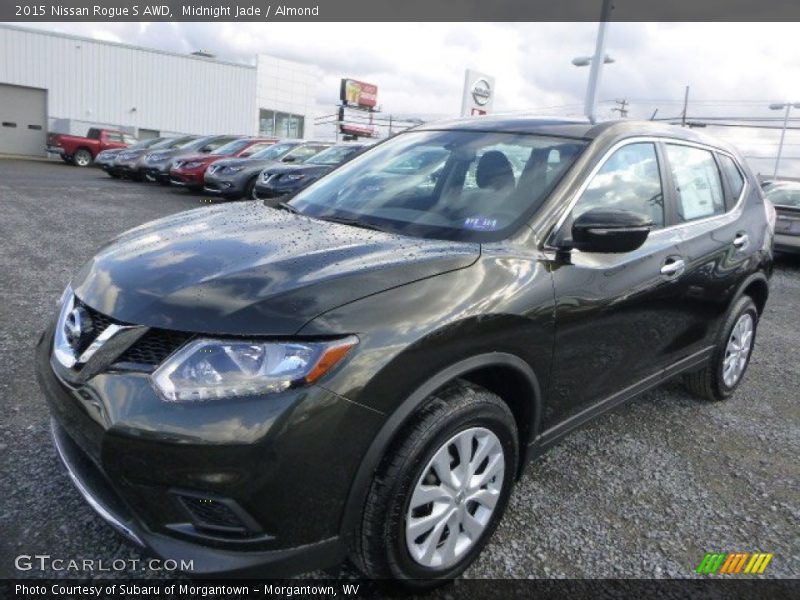 Midnight Jade / Almond 2015 Nissan Rogue S AWD