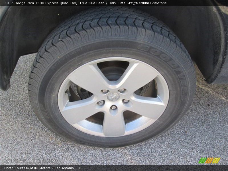 True Blue Pearl / Dark Slate Gray/Medium Graystone 2012 Dodge Ram 1500 Express Quad Cab