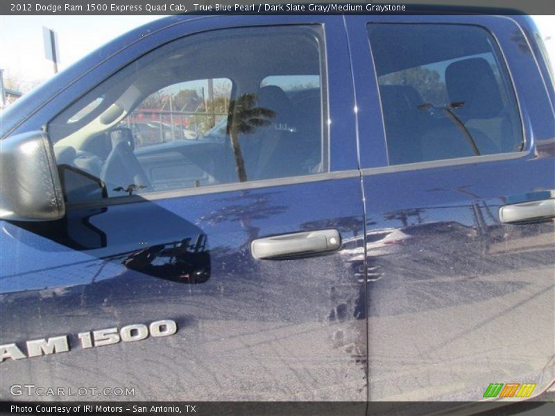 True Blue Pearl / Dark Slate Gray/Medium Graystone 2012 Dodge Ram 1500 Express Quad Cab