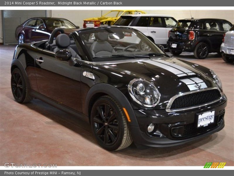 Midnight Black Metallic / Carbon Black 2014 Mini Cooper S Roadster