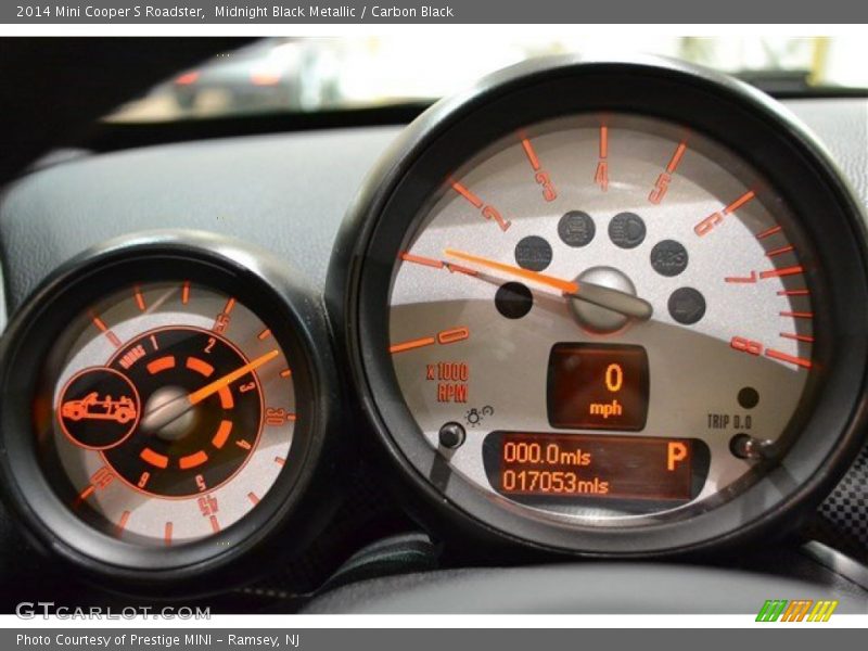 Midnight Black Metallic / Carbon Black 2014 Mini Cooper S Roadster