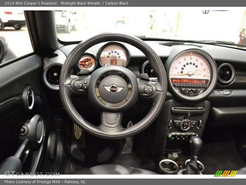 Midnight Black Metallic / Carbon Black 2014 Mini Cooper S Roadster