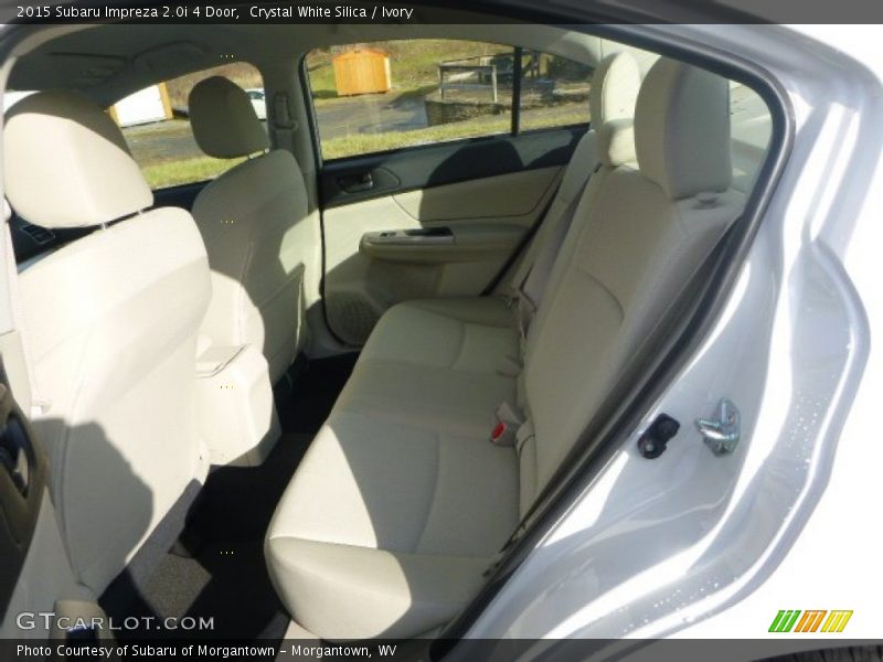 Crystal White Silica / Ivory 2015 Subaru Impreza 2.0i 4 Door