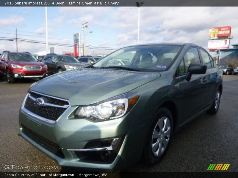 Jasmine Green Metallic / Ivory 2015 Subaru Impreza 2.0i 4 Door