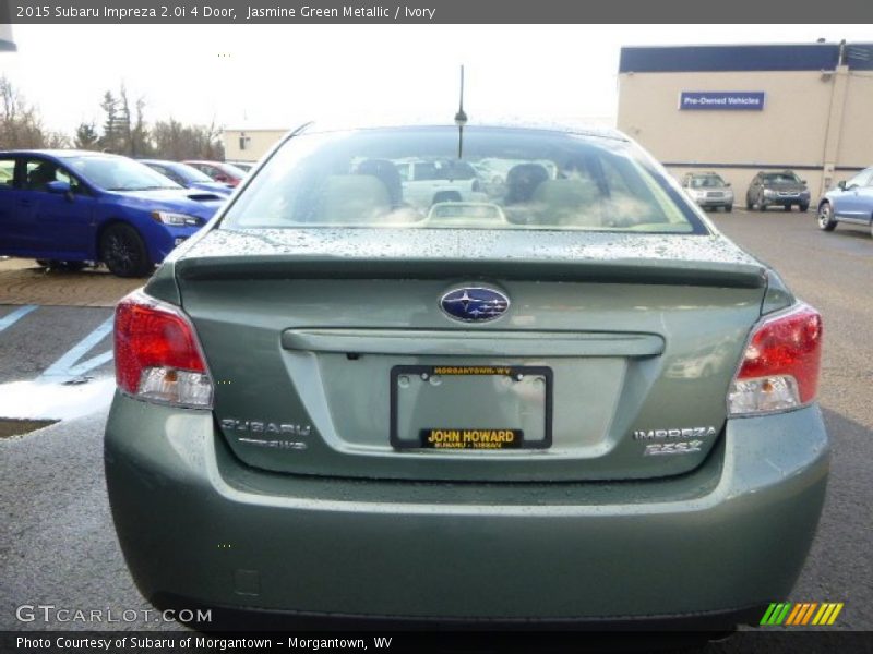 Jasmine Green Metallic / Ivory 2015 Subaru Impreza 2.0i 4 Door