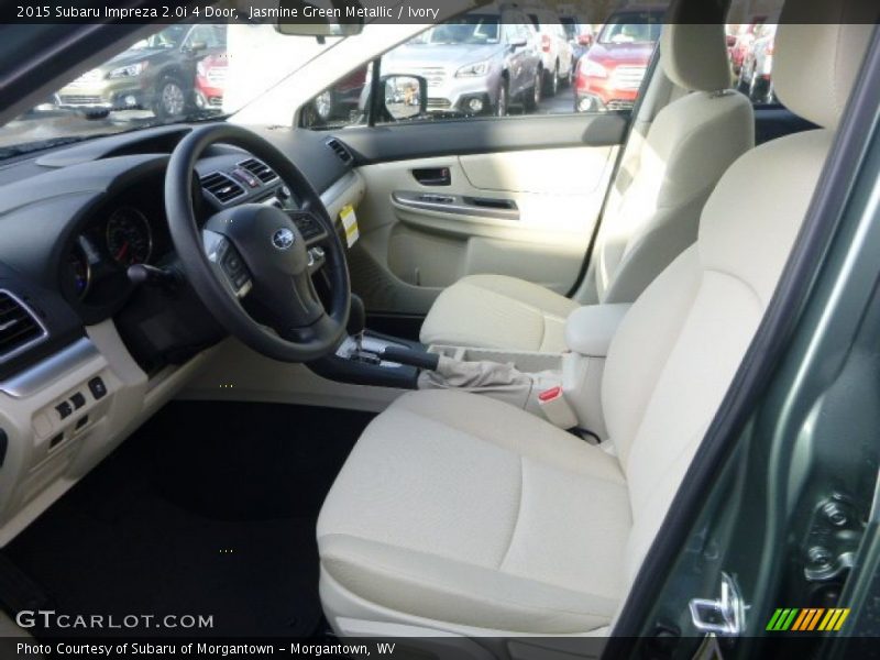 Jasmine Green Metallic / Ivory 2015 Subaru Impreza 2.0i 4 Door