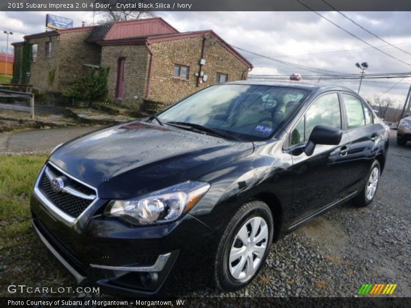Crystal Black Silica / Ivory 2015 Subaru Impreza 2.0i 4 Door