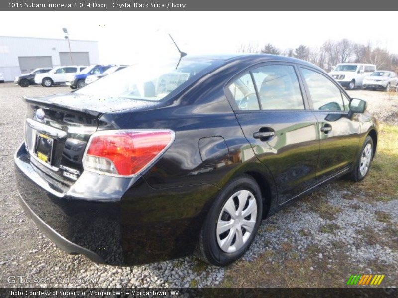 Crystal Black Silica / Ivory 2015 Subaru Impreza 2.0i 4 Door