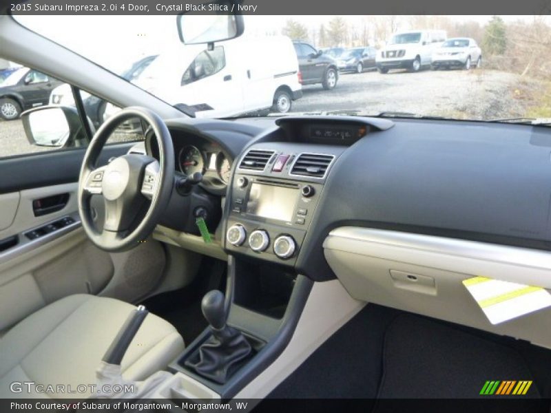 Crystal Black Silica / Ivory 2015 Subaru Impreza 2.0i 4 Door