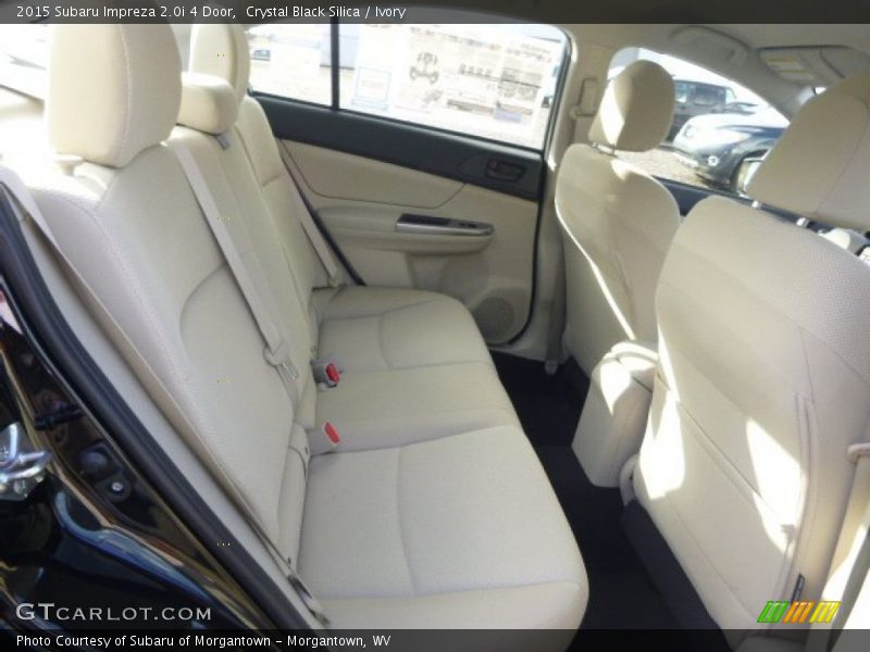 Crystal Black Silica / Ivory 2015 Subaru Impreza 2.0i 4 Door