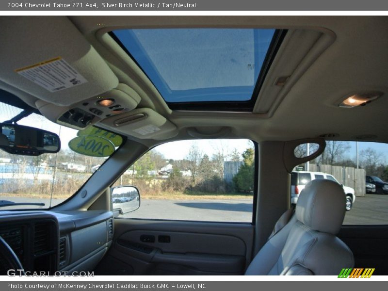 Silver Birch Metallic / Tan/Neutral 2004 Chevrolet Tahoe Z71 4x4