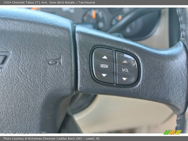 Silver Birch Metallic / Tan/Neutral 2004 Chevrolet Tahoe Z71 4x4