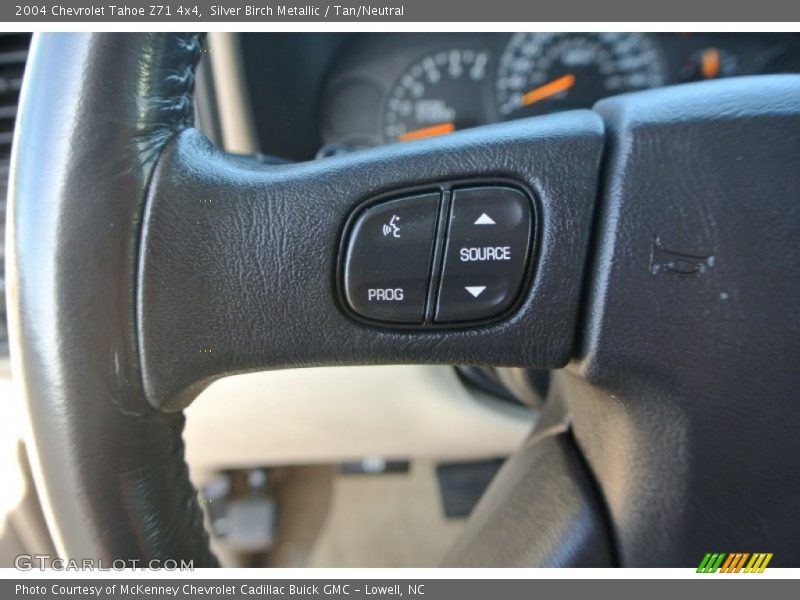 Silver Birch Metallic / Tan/Neutral 2004 Chevrolet Tahoe Z71 4x4