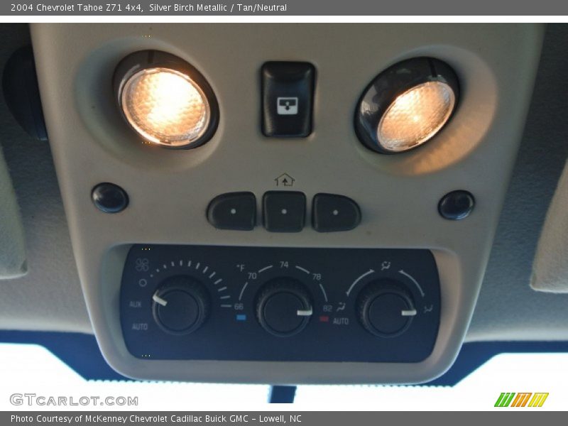 Silver Birch Metallic / Tan/Neutral 2004 Chevrolet Tahoe Z71 4x4