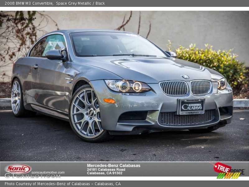 Space Grey Metallic / Black 2008 BMW M3 Convertible