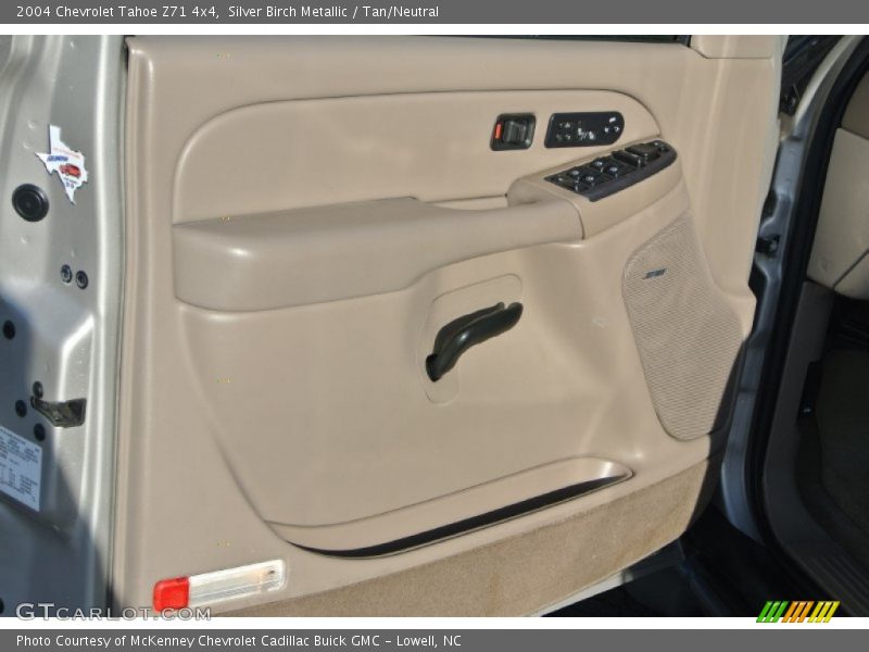Silver Birch Metallic / Tan/Neutral 2004 Chevrolet Tahoe Z71 4x4