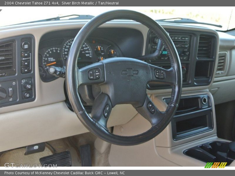 Silver Birch Metallic / Tan/Neutral 2004 Chevrolet Tahoe Z71 4x4