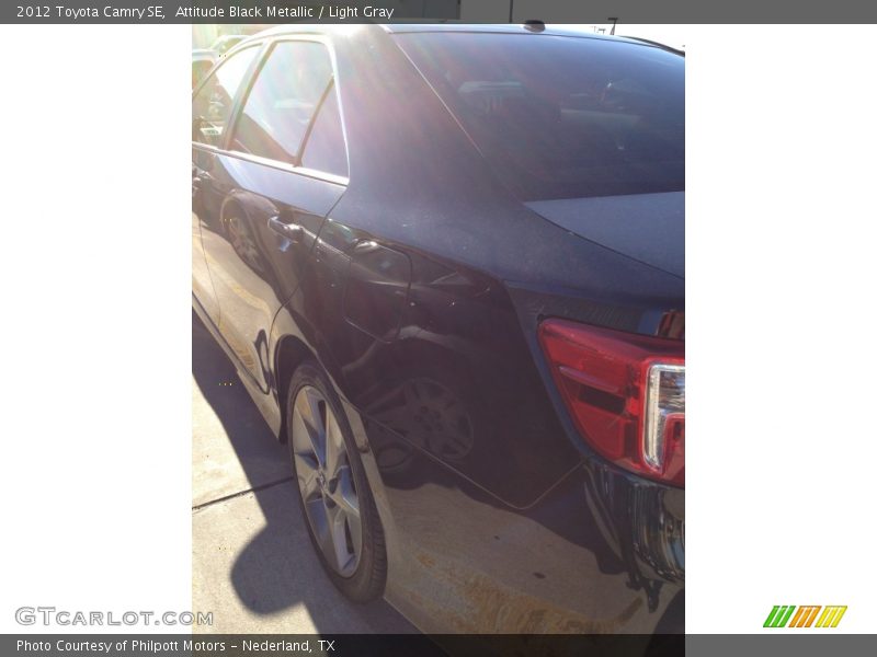 Attitude Black Metallic / Light Gray 2012 Toyota Camry SE