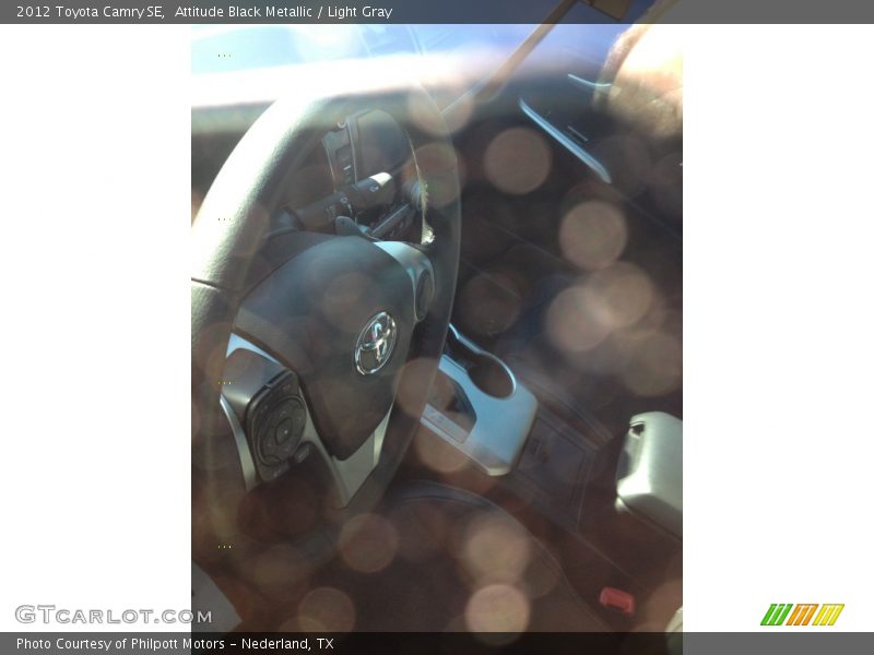 Attitude Black Metallic / Light Gray 2012 Toyota Camry SE