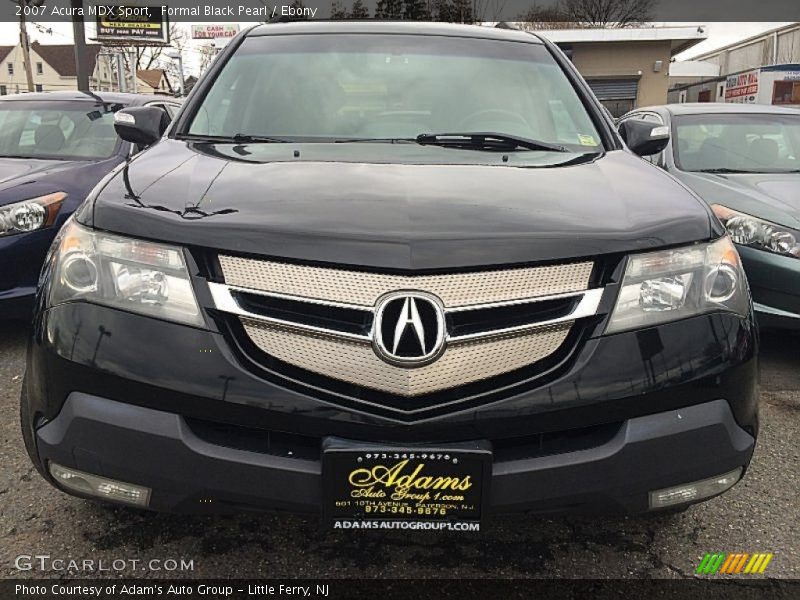 Formal Black Pearl / Ebony 2007 Acura MDX Sport