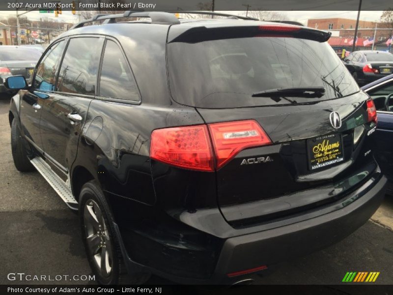 Formal Black Pearl / Ebony 2007 Acura MDX Sport