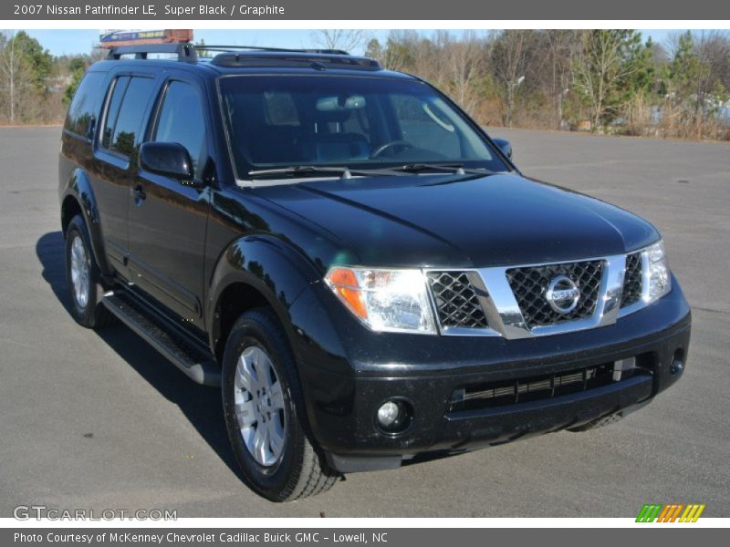 Super Black / Graphite 2007 Nissan Pathfinder LE