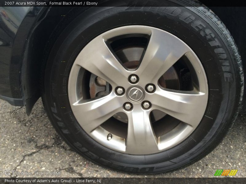 Formal Black Pearl / Ebony 2007 Acura MDX Sport