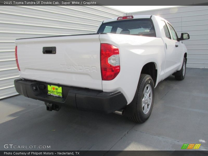 Super White / Graphite 2015 Toyota Tundra SR Double Cab