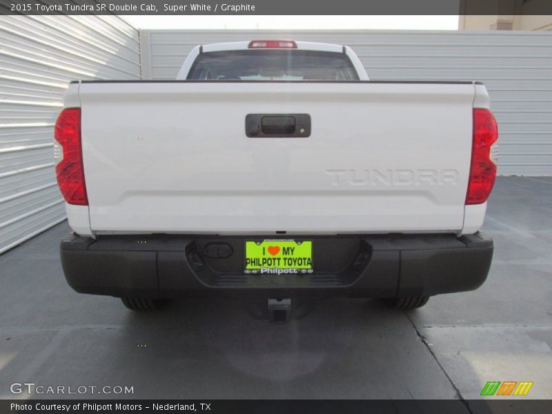 Super White / Graphite 2015 Toyota Tundra SR Double Cab