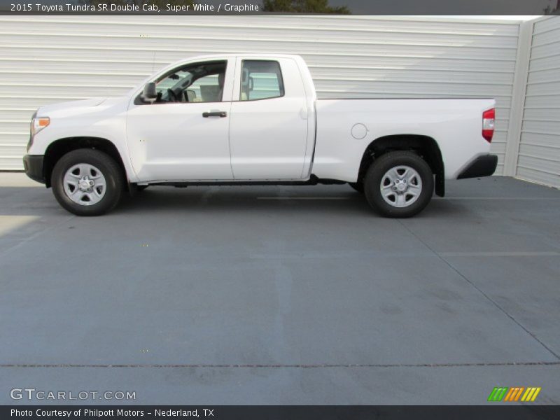Super White / Graphite 2015 Toyota Tundra SR Double Cab