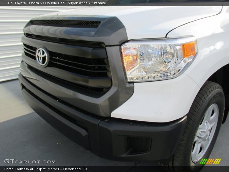 Super White / Graphite 2015 Toyota Tundra SR Double Cab