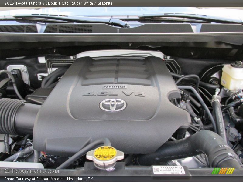 Super White / Graphite 2015 Toyota Tundra SR Double Cab