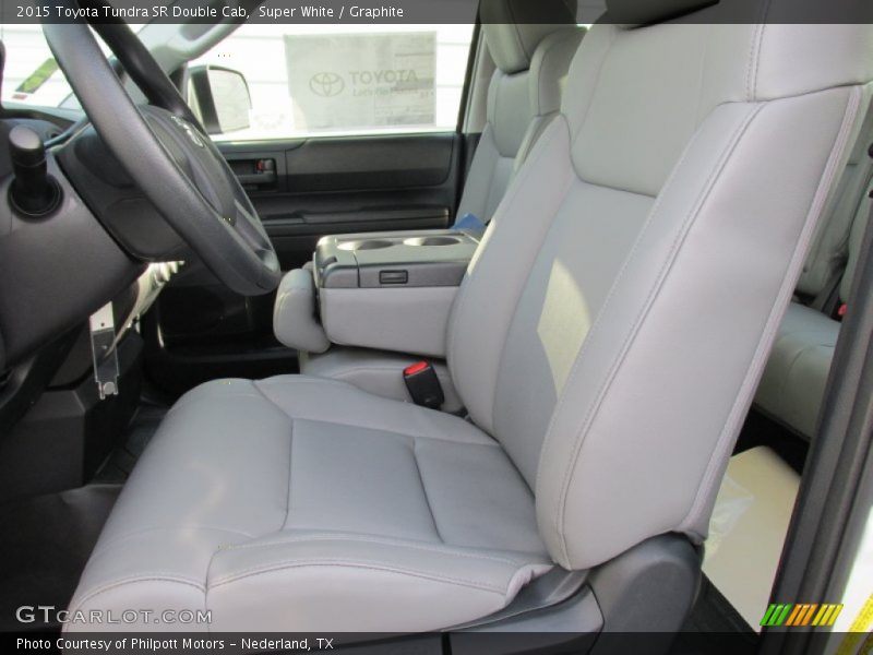 Super White / Graphite 2015 Toyota Tundra SR Double Cab