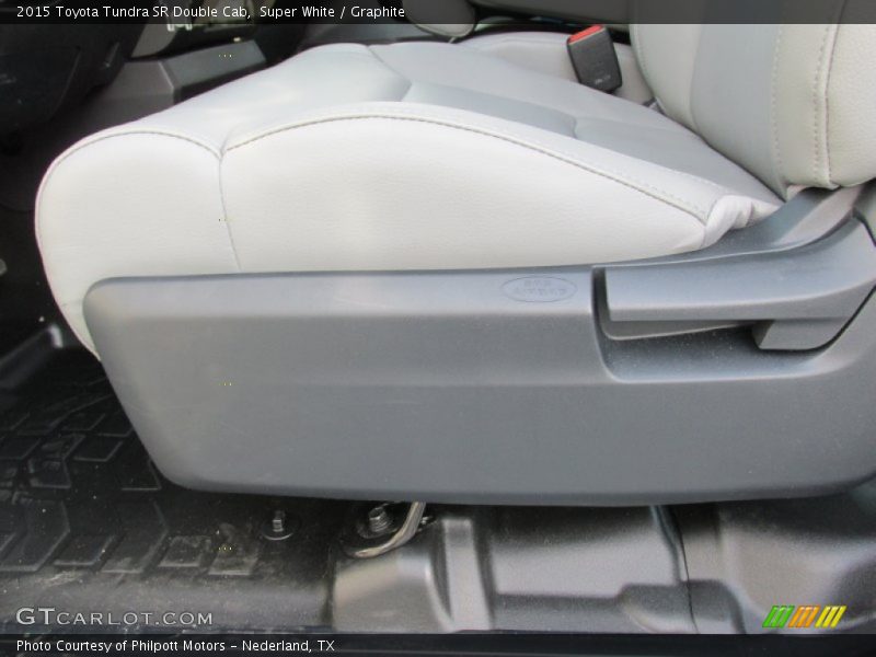 Super White / Graphite 2015 Toyota Tundra SR Double Cab