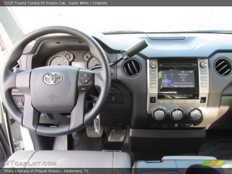 Super White / Graphite 2015 Toyota Tundra SR Double Cab