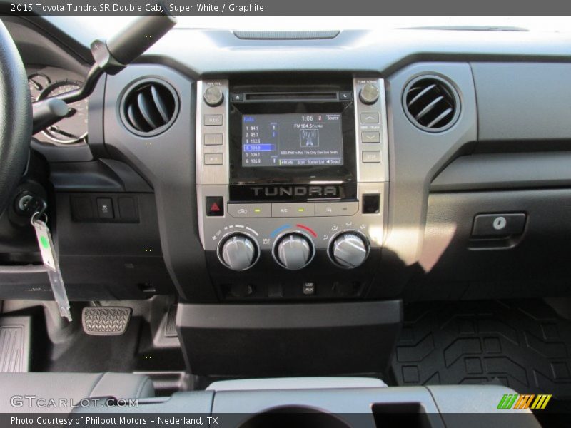 Super White / Graphite 2015 Toyota Tundra SR Double Cab