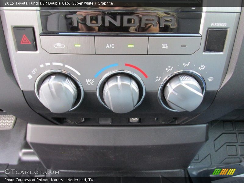 Super White / Graphite 2015 Toyota Tundra SR Double Cab